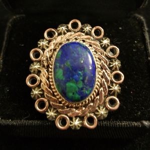 Chaco Canyon Blue Turquoise in Copper